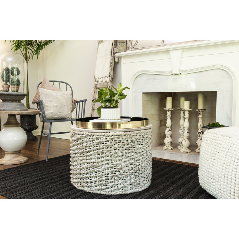 Joss & Main Kade Woven Water Hyacinth 3 Piece End Tables & Reviews